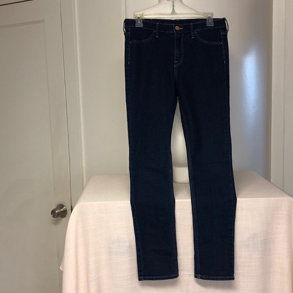 H&M Skinny Regular Waist Ankle Jeans Sz 28 Comfy & Stretchy